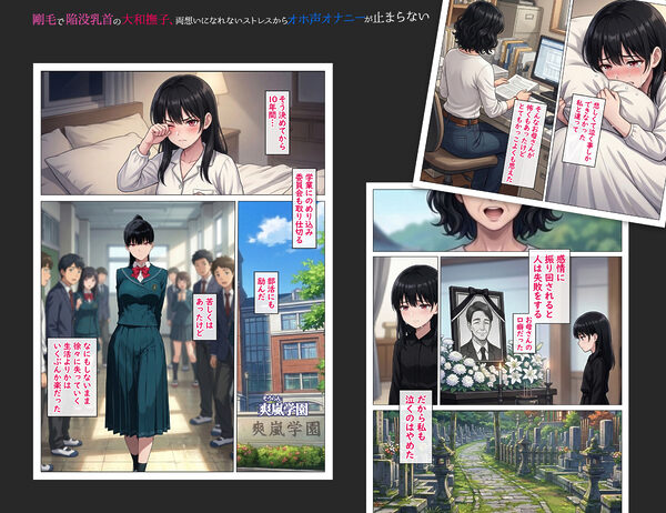 剛毛で陥没乳首の大和撫子、両想いになれないストレスからオホ声オナニーが止まらない 画像1